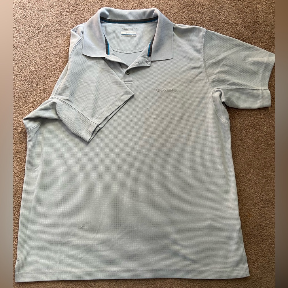 Gray Men’s polo- Columbia